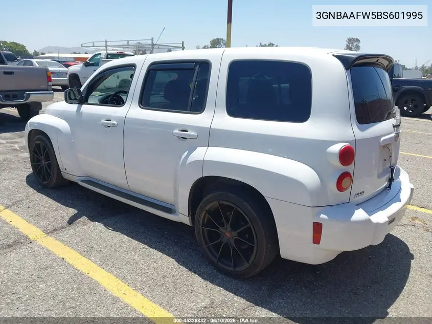 2011 Chevrolet Hhr Ls VIN: 3GNBAAFW5BS601995 Lot: 45328832