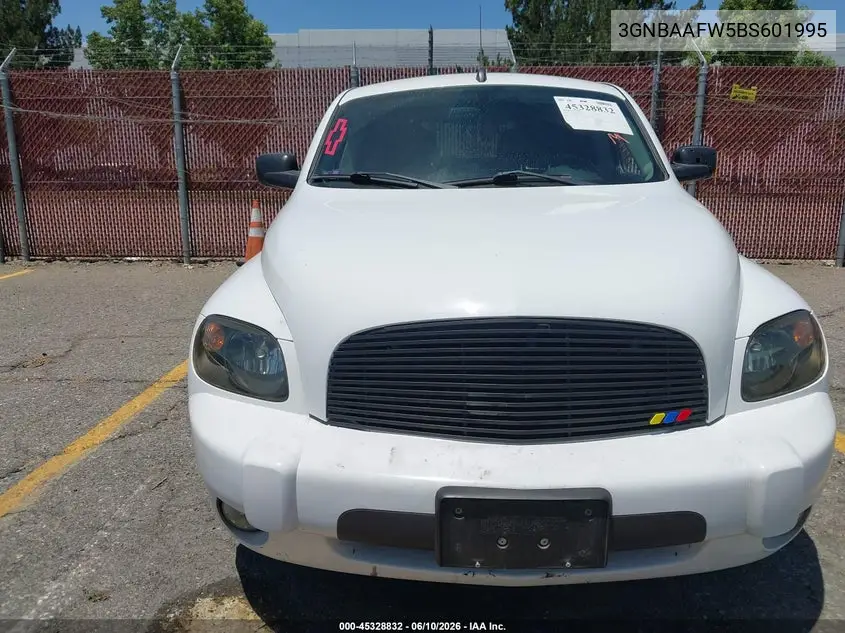 2011 Chevrolet Hhr Ls VIN: 3GNBAAFW5BS601995 Lot: 45328832