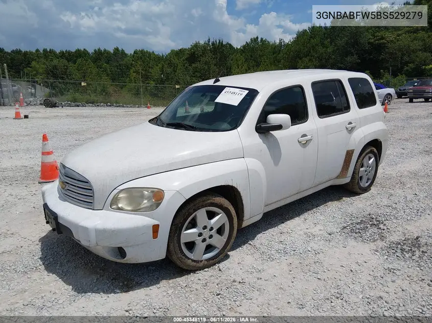 2011 Chevrolet Hhr Lt VIN: 3GNBABFW5BS529279 Lot: 45348119