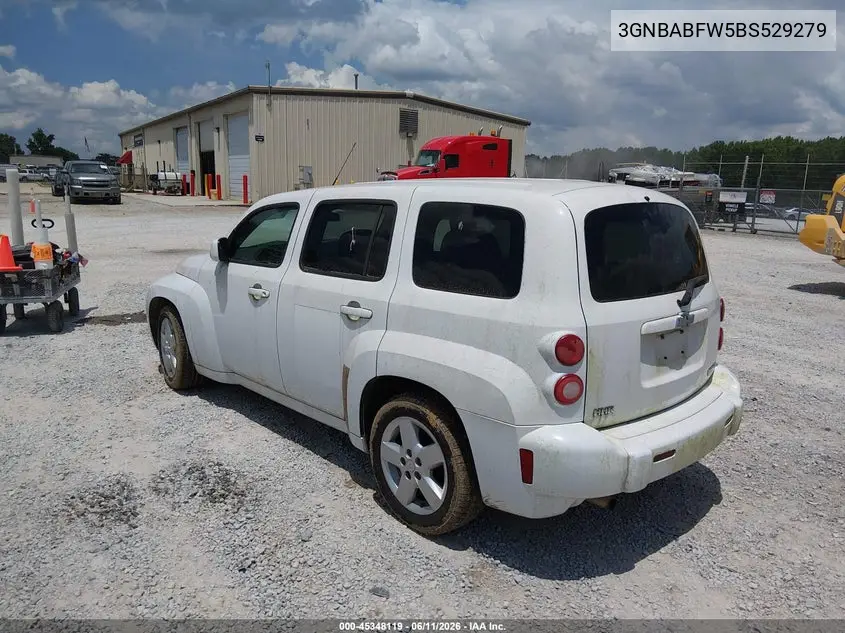 2011 Chevrolet Hhr Lt VIN: 3GNBABFW5BS529279 Lot: 45348119