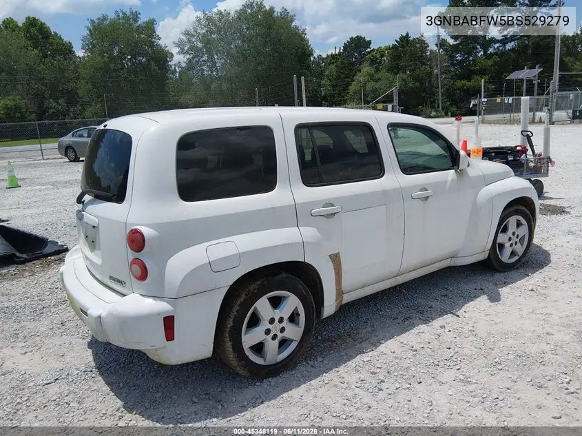 2011 Chevrolet Hhr Lt VIN: 3GNBABFW5BS529279 Lot: 45348119