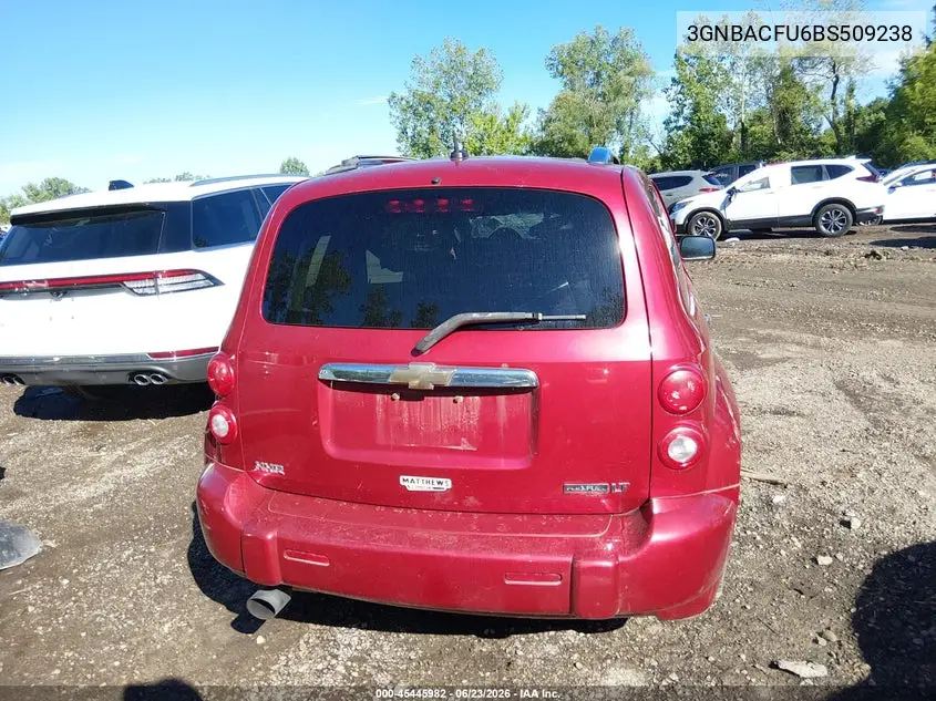 2011 Chevrolet Hhr Lt W/2Lt VIN: 3GNBACFU6BS509238 Lot: 45445982