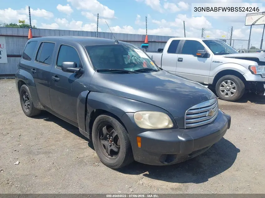 2011 Chevrolet Hhr Lt W/1Lt VIN: 3GNBABFW9BS524246 Lot: 45455528
