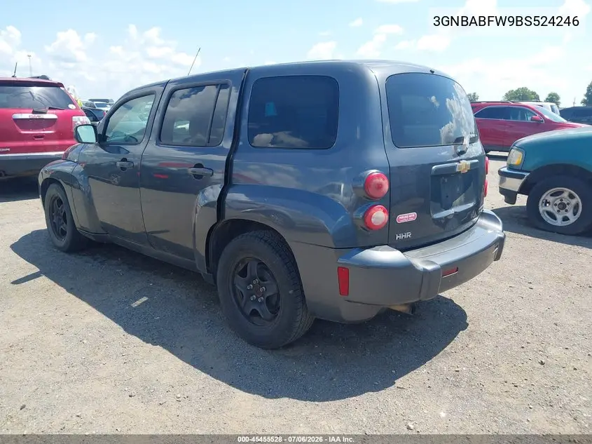 2011 Chevrolet Hhr Lt W/1Lt VIN: 3GNBABFW9BS524246 Lot: 45455528