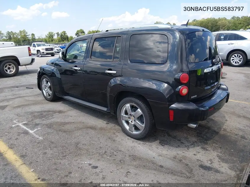 2011 Chevrolet Hhr Lt W/2Lt VIN: 3GNBACFU5BS583797 Lot: 45563187