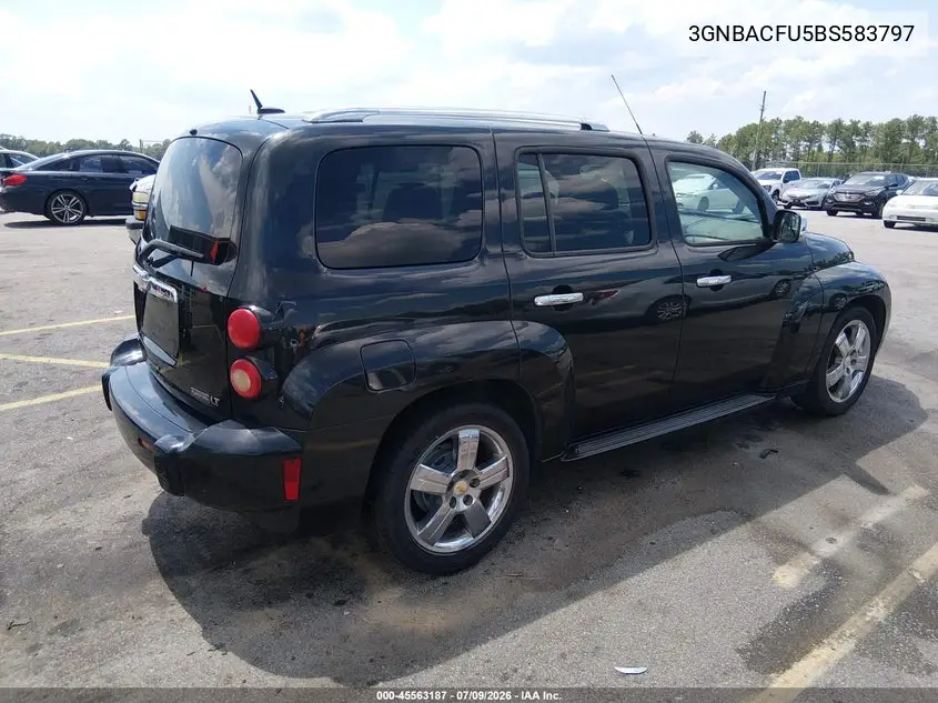 2011 Chevrolet Hhr Lt W/2Lt VIN: 3GNBACFU5BS583797 Lot: 45563187
