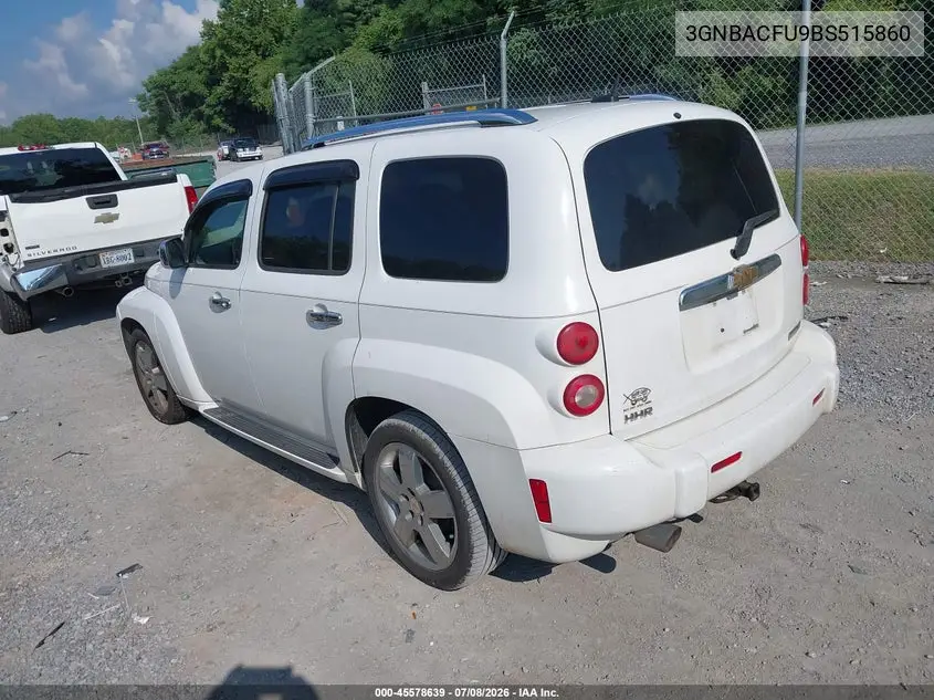 2011 Chevrolet Hhr Lt W/2Lt VIN: 3GNBACFU9BS515860 Lot: 45578639