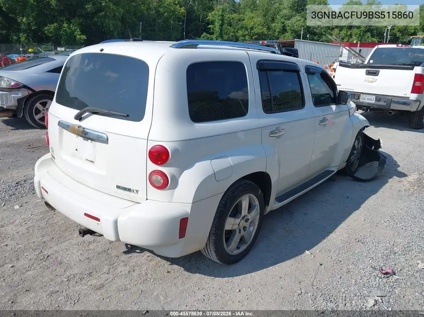 2011 Chevrolet Hhr Lt W/2Lt VIN: 3GNBACFU9BS515860 Lot: 45578639