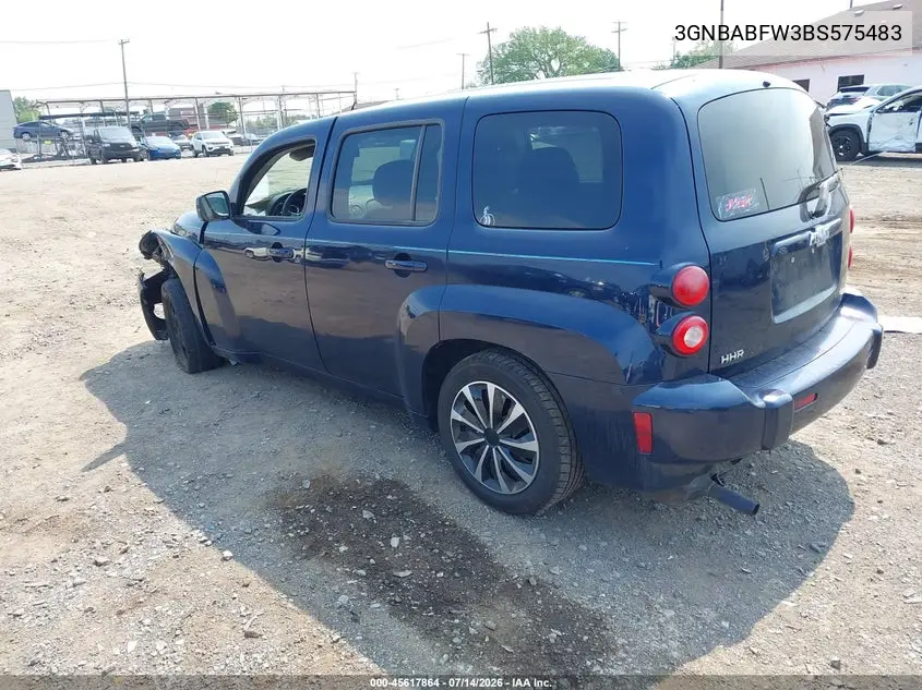 2011 Chevrolet Hhr Lt W/1Lt VIN: 3GNBABFW3BS575483 Lot: 45617864