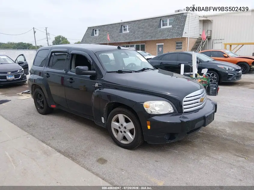 2011 Chevrolet Hhr Lt W/1Lt VIN: 3GNBABFW9BS502439 Lot: 45635257