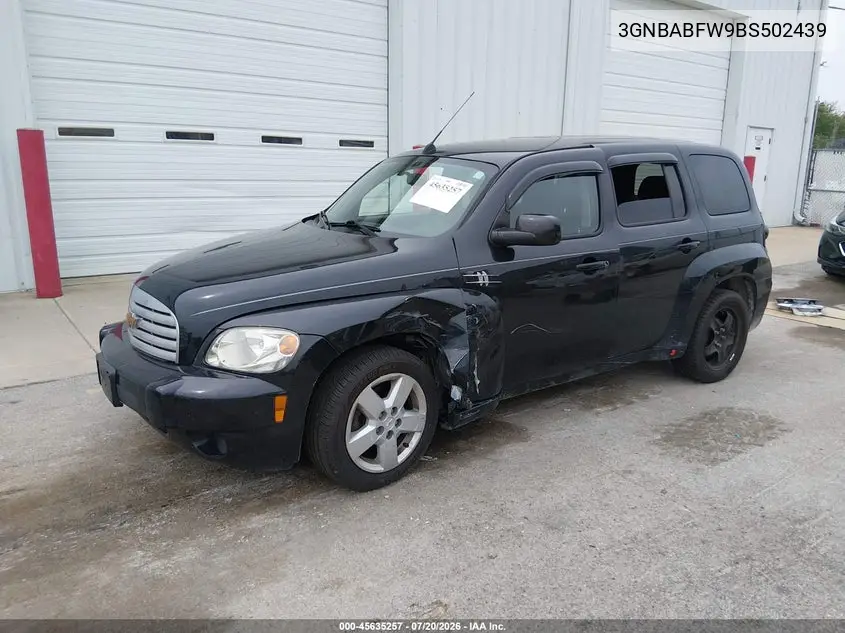 2011 Chevrolet Hhr Lt W/1Lt VIN: 3GNBABFW9BS502439 Lot: 45635257