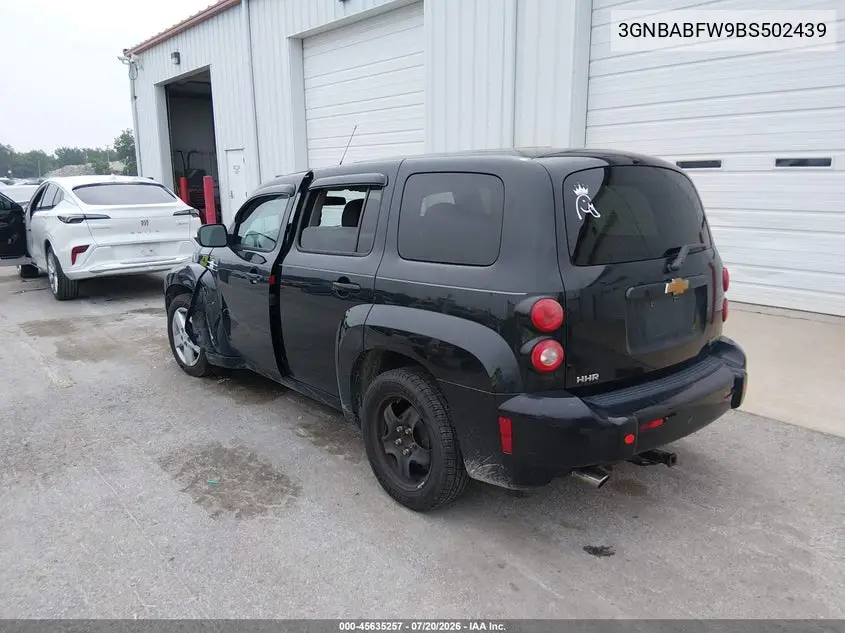 2011 Chevrolet Hhr Lt W/1Lt VIN: 3GNBABFW9BS502439 Lot: 45635257