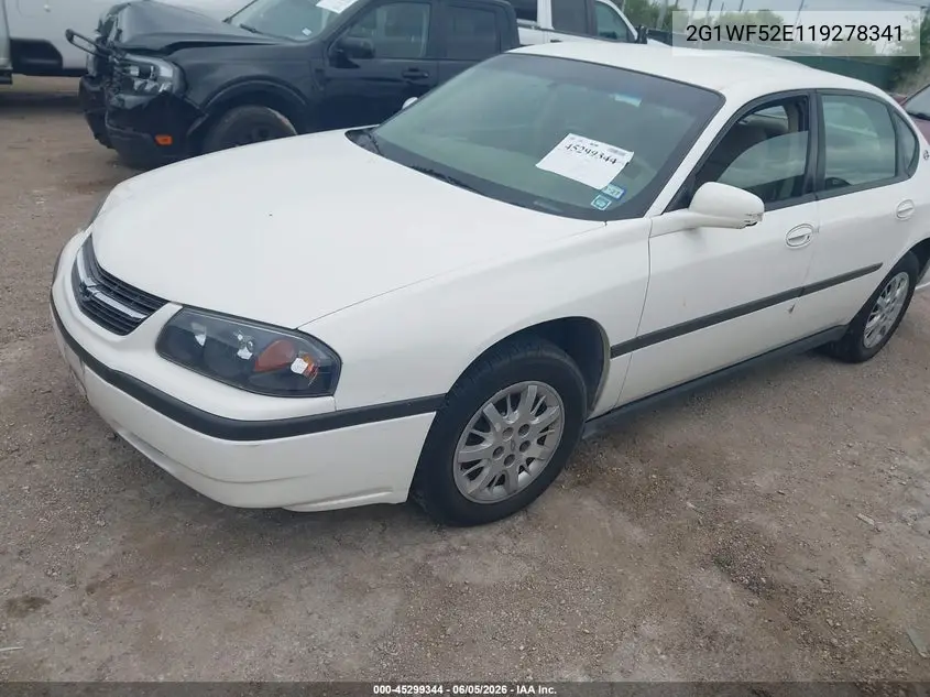 2001 Chevrolet Impala VIN: 2G1WF52E119278341 Lot: 45299344