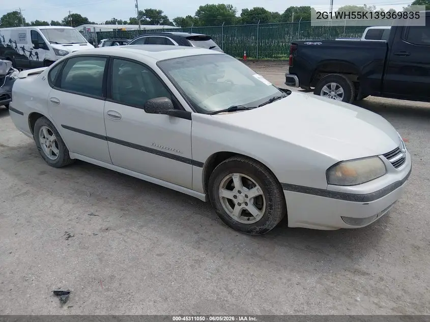 2003 Chevrolet Impala Ls VIN: 2G1WH55K139369835 Lot: 45311050
