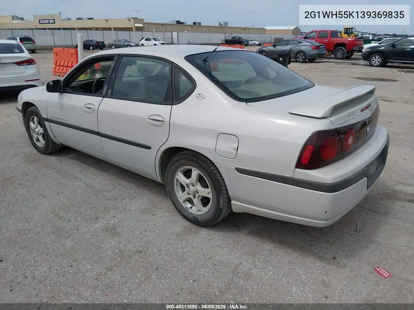 2003 Chevrolet Impala Ls VIN: 2G1WH55K139369835 Lot: 45311050