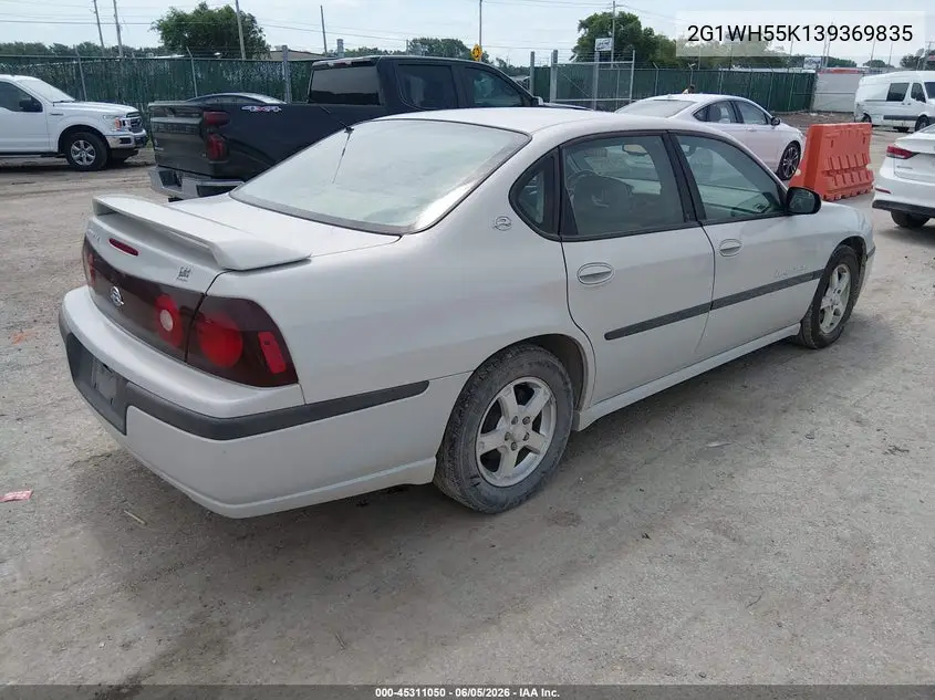 2003 Chevrolet Impala Ls VIN: 2G1WH55K139369835 Lot: 45311050