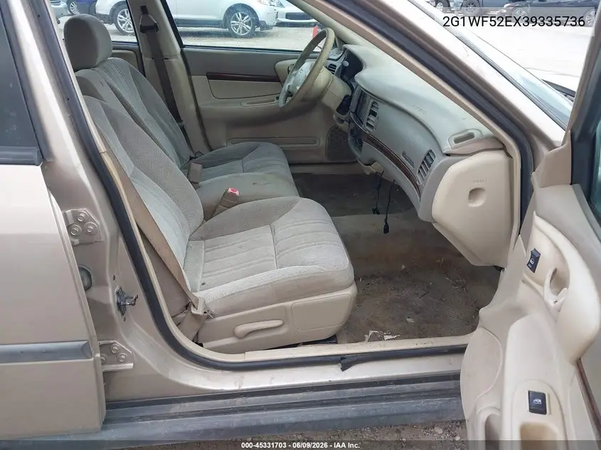 2003 Chevrolet Impala VIN: 2G1WF52EX39335736 Lot: 45331703