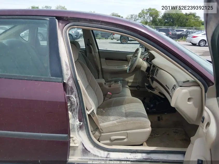 2003 Chevrolet Impala VIN: 2G1WF52E239392125 Lot: 45497154