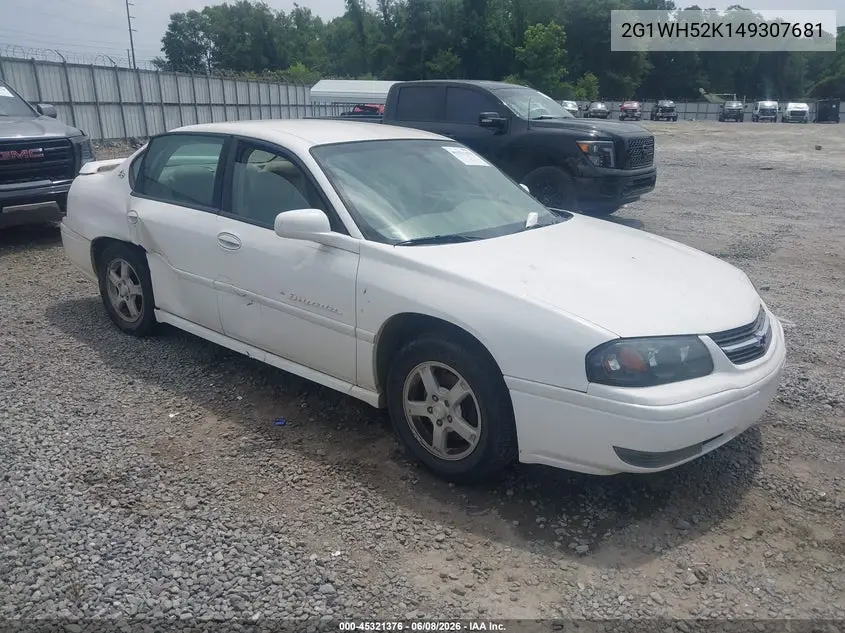 2004 Chevrolet Impala Ls VIN: 2G1WH52K149307681 Lot: 45321376