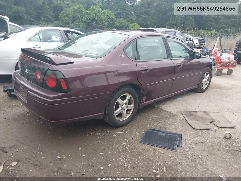 2004 Chevrolet Impala Ls VIN: 2G1WH55K549254866 Lot: 45557555