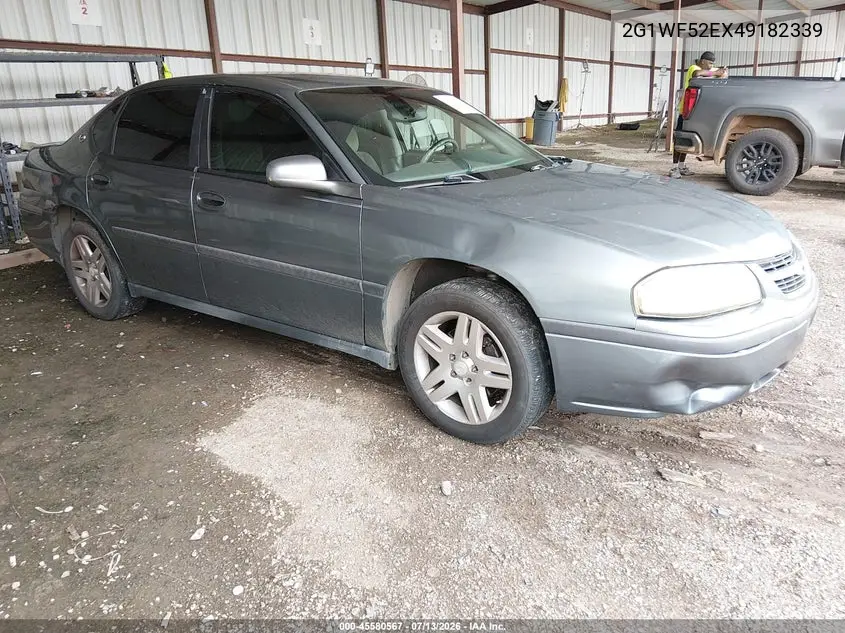 2004 Chevrolet Impala VIN: 2G1WF52EX49182339 Lot: 45580567