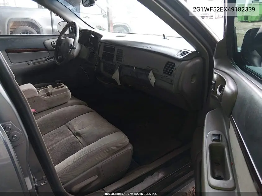 2004 Chevrolet Impala VIN: 2G1WF52EX49182339 Lot: 45580567