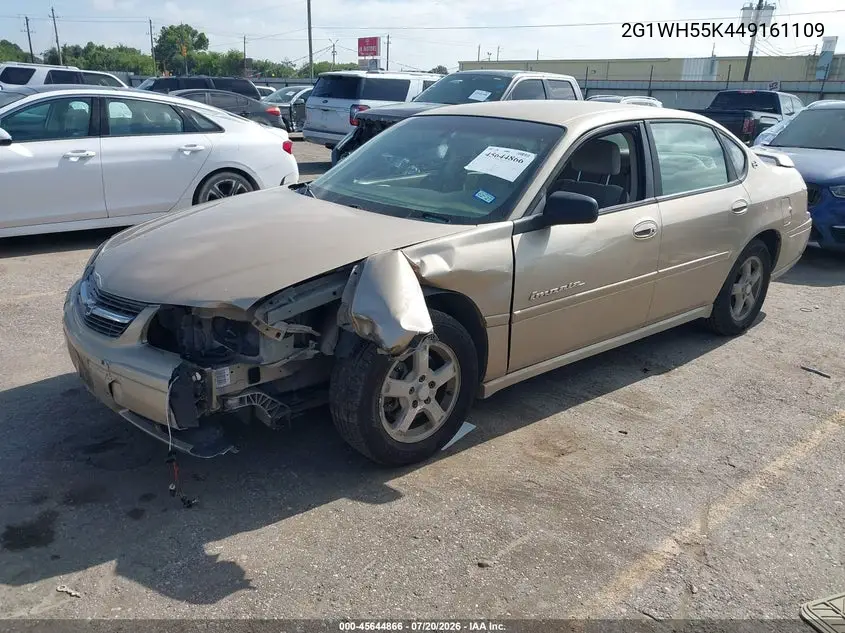 2004 Chevrolet Impala Ls VIN: 2G1WH55K449161109 Lot: 45644866