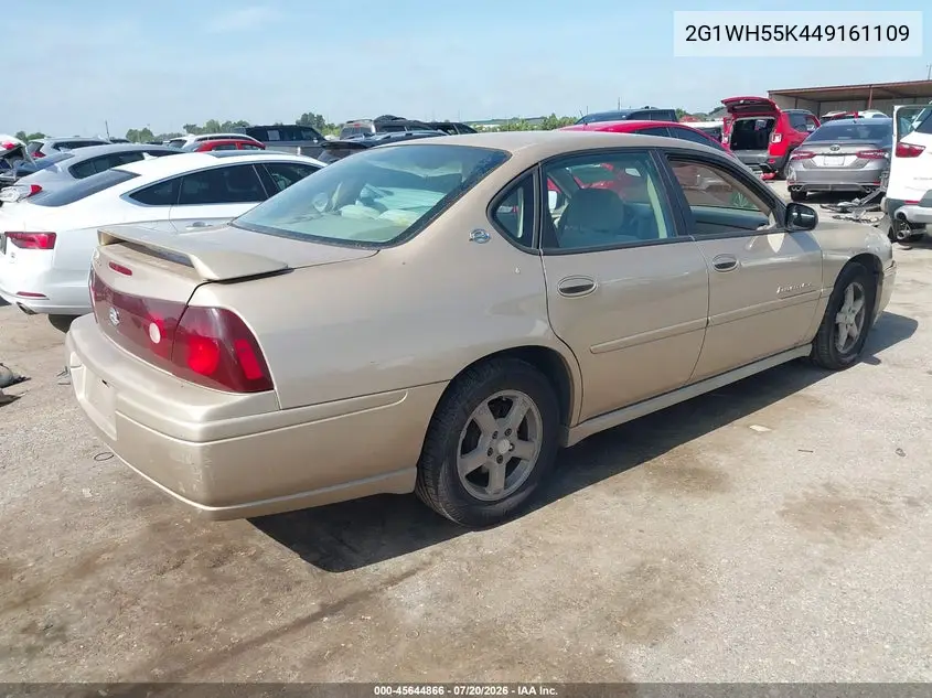 2004 Chevrolet Impala Ls VIN: 2G1WH55K449161109 Lot: 45644866