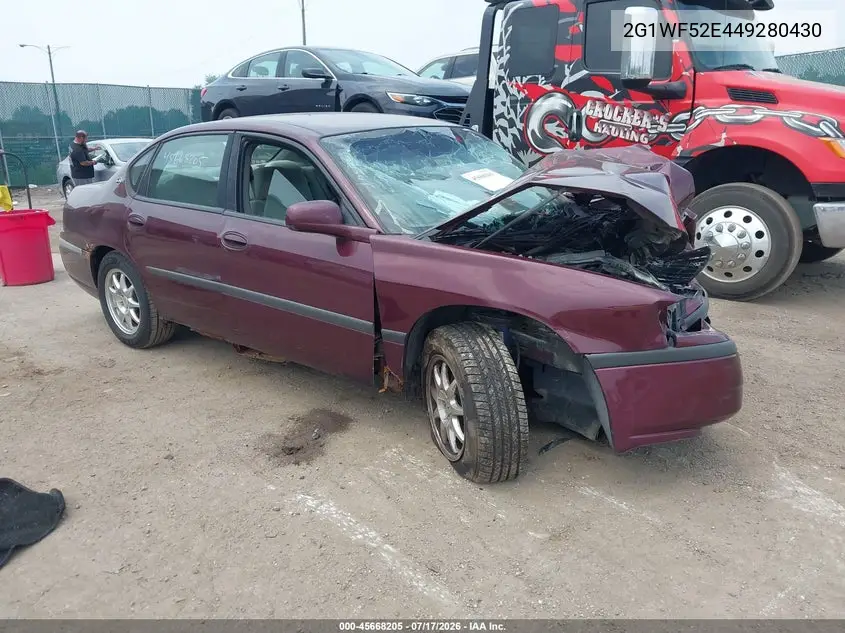 2004 Chevrolet Impala VIN: 2G1WF52E449280430 Lot: 45668205