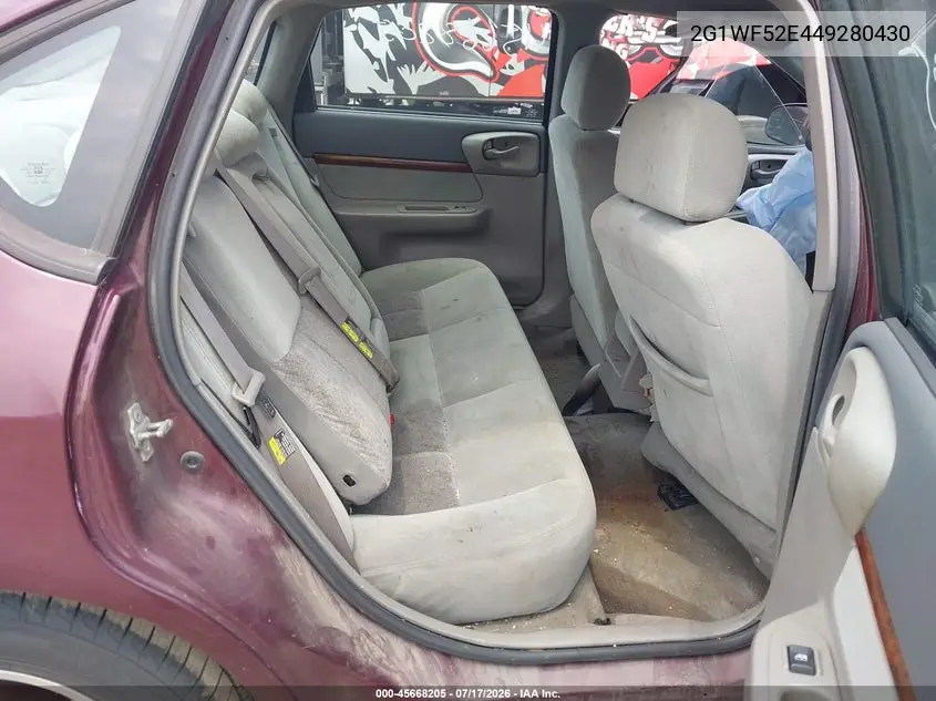 2004 Chevrolet Impala VIN: 2G1WF52E449280430 Lot: 45668205