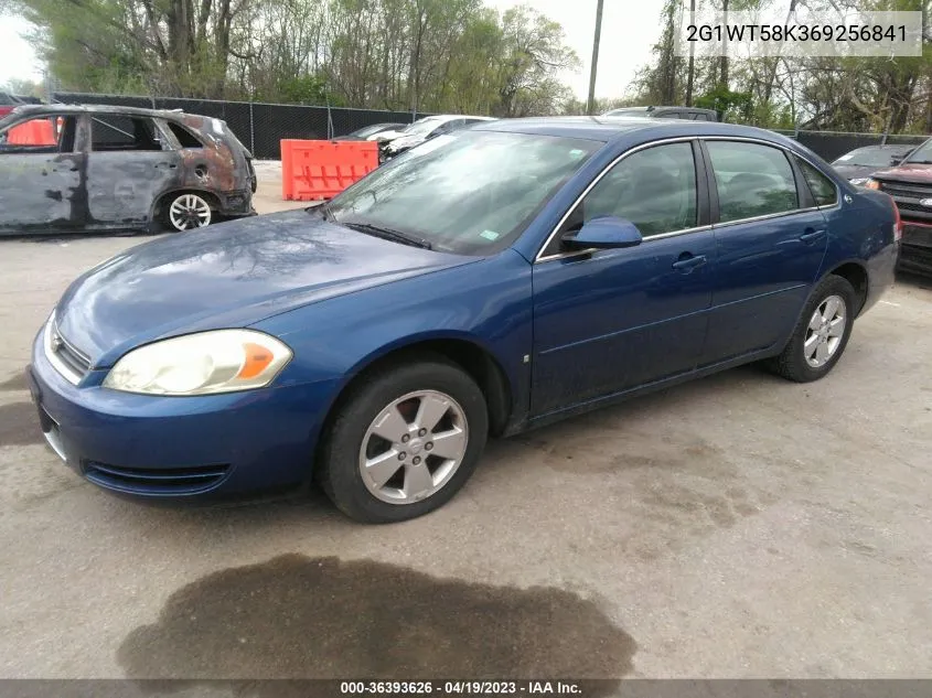 2006 Chevrolet Impala Lt VIN: 2G1WT58K369256841 Lot: 36393626
