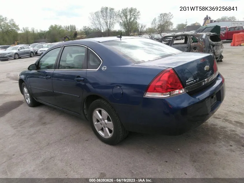 2006 Chevrolet Impala Lt VIN: 2G1WT58K369256841 Lot: 36393626