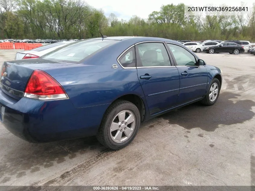 2006 Chevrolet Impala Lt VIN: 2G1WT58K369256841 Lot: 36393626