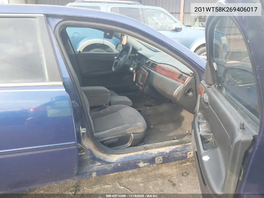 2G1WT58K269406017 2006 Chevrolet Impala Lt