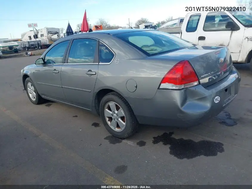 2G1WT55N079322410 2007 Chevrolet Impala Lt