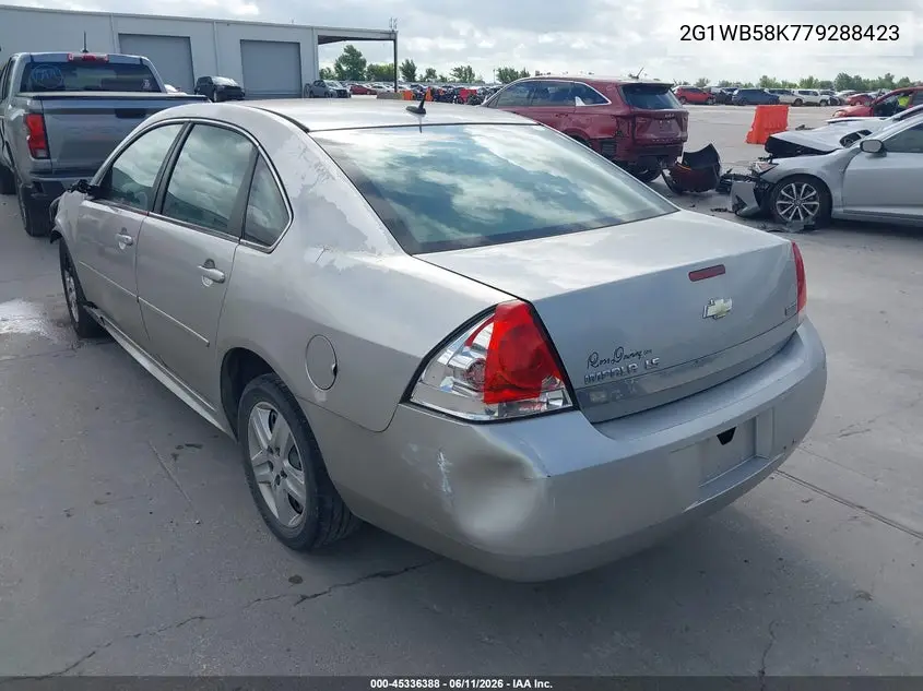2007 Chevrolet Impala Ls VIN: 2G1WB58K779288423 Lot: 45336388