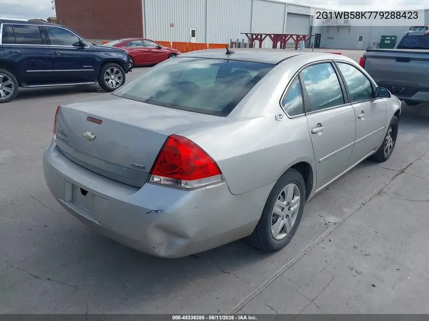 2007 Chevrolet Impala Ls VIN: 2G1WB58K779288423 Lot: 45336388