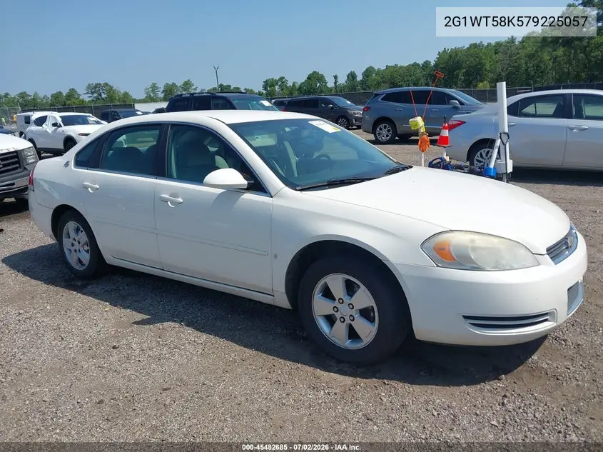 2007 Chevrolet Impala 3.5L Lt VIN: 2G1WT58K579225057 Lot: 45482685