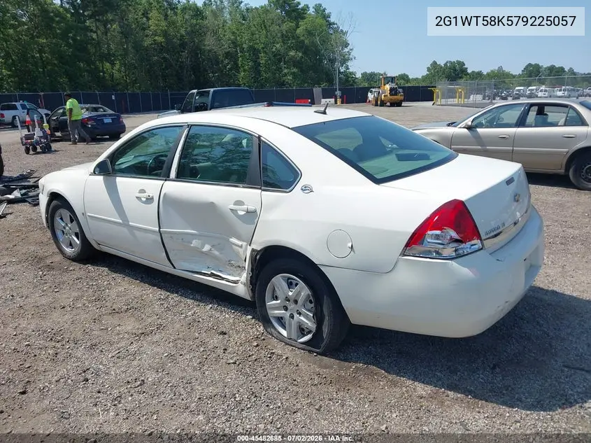 2007 Chevrolet Impala 3.5L Lt VIN: 2G1WT58K579225057 Lot: 45482685