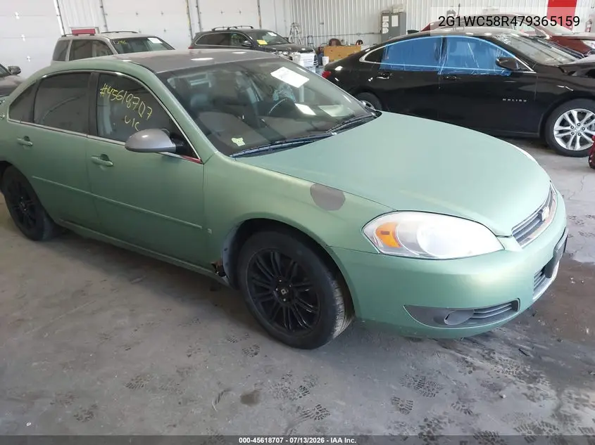 2007 Chevrolet Impala 3.9L Lt VIN: 2G1WC58R479365159 Lot: 45618707
