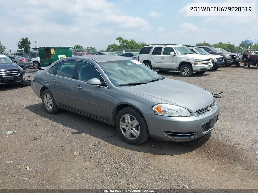 2007 Chevrolet Impala Ls VIN: 2G1WB58K679228519 Lot: 45646207