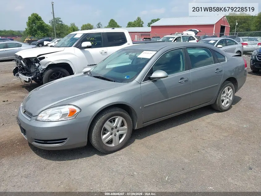 2007 Chevrolet Impala Ls VIN: 2G1WB58K679228519 Lot: 45646207