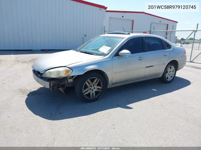 2007 Chevrolet Impala 3.9L Lt VIN: 2G1WC58R979120745 Lot: 45656735