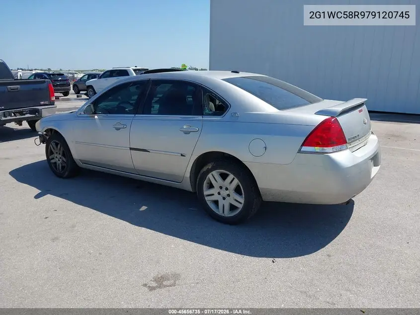 2007 Chevrolet Impala 3.9L Lt VIN: 2G1WC58R979120745 Lot: 45656735