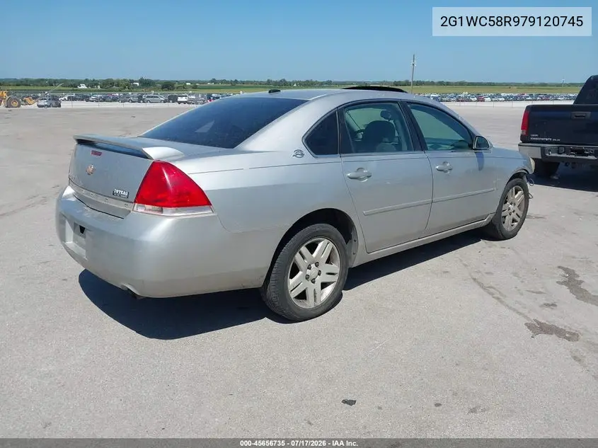 2007 Chevrolet Impala 3.9L Lt VIN: 2G1WC58R979120745 Lot: 45656735
