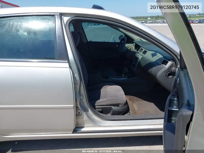 2007 Chevrolet Impala 3.9L Lt VIN: 2G1WC58R979120745 Lot: 45656735
