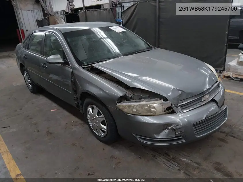 2007 Chevrolet Impala Ls VIN: 2G1WB58K179245700 Lot: 45682052
