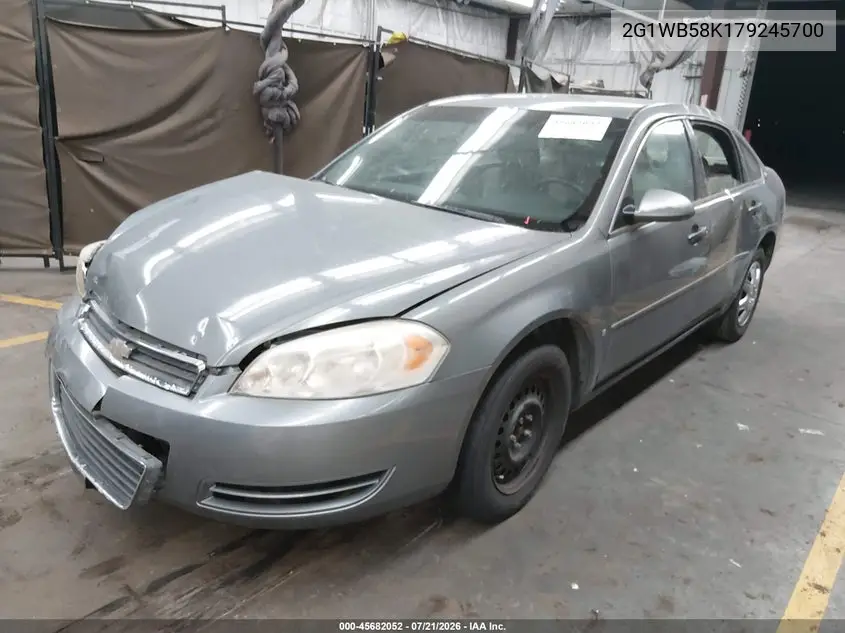 2007 Chevrolet Impala Ls VIN: 2G1WB58K179245700 Lot: 45682052