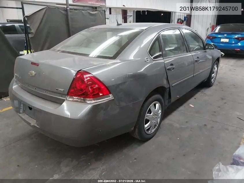 2007 Chevrolet Impala Ls VIN: 2G1WB58K179245700 Lot: 45682052