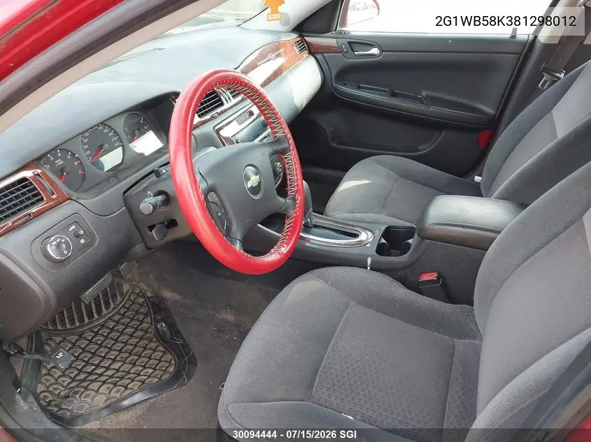 2008 Chevrolet Impala Ls VIN: 2G1WB58K381298012 Lot: 30094444